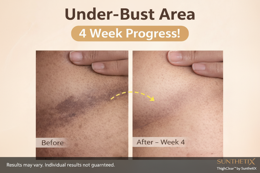 Under-Bust 4 Week Progress with Disclaimer